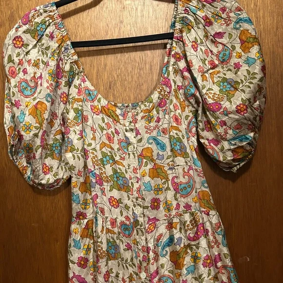 NATURAL LIFE Colorful Floral Print Maxi Dress - Picture 5 of 6